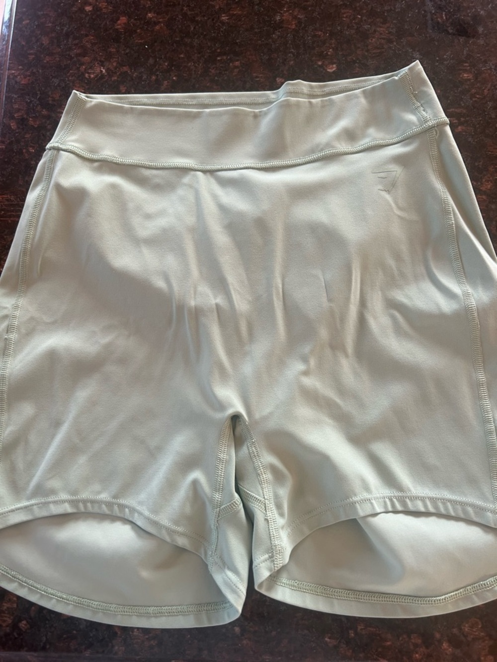 Women’s Gymshark Kendra Kathryn High-Rise Performance Shorts - Light Sage